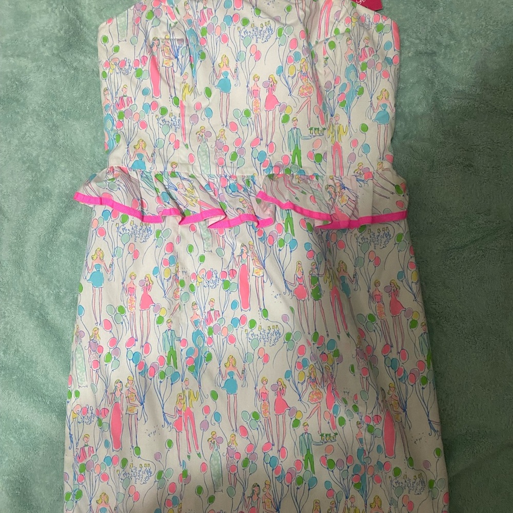 BNWT LILLY PULITZER POP! LOWE DRESS SZ 8 balloon/party dress